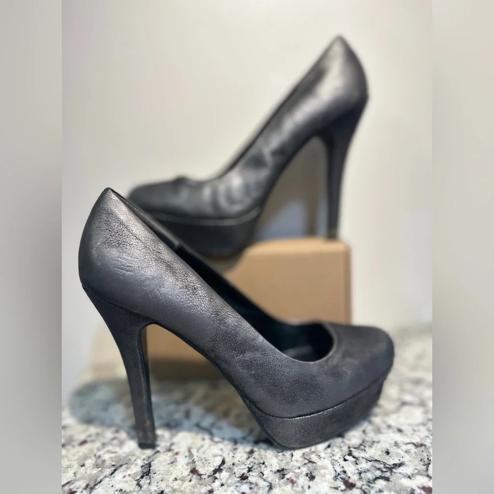 Jennifer Lopez‎ Caliente Black Platform Stiletto Pumps Women’s Size 9.5